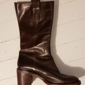 BANANA REPUBLIC BOOTS DARK BROWN